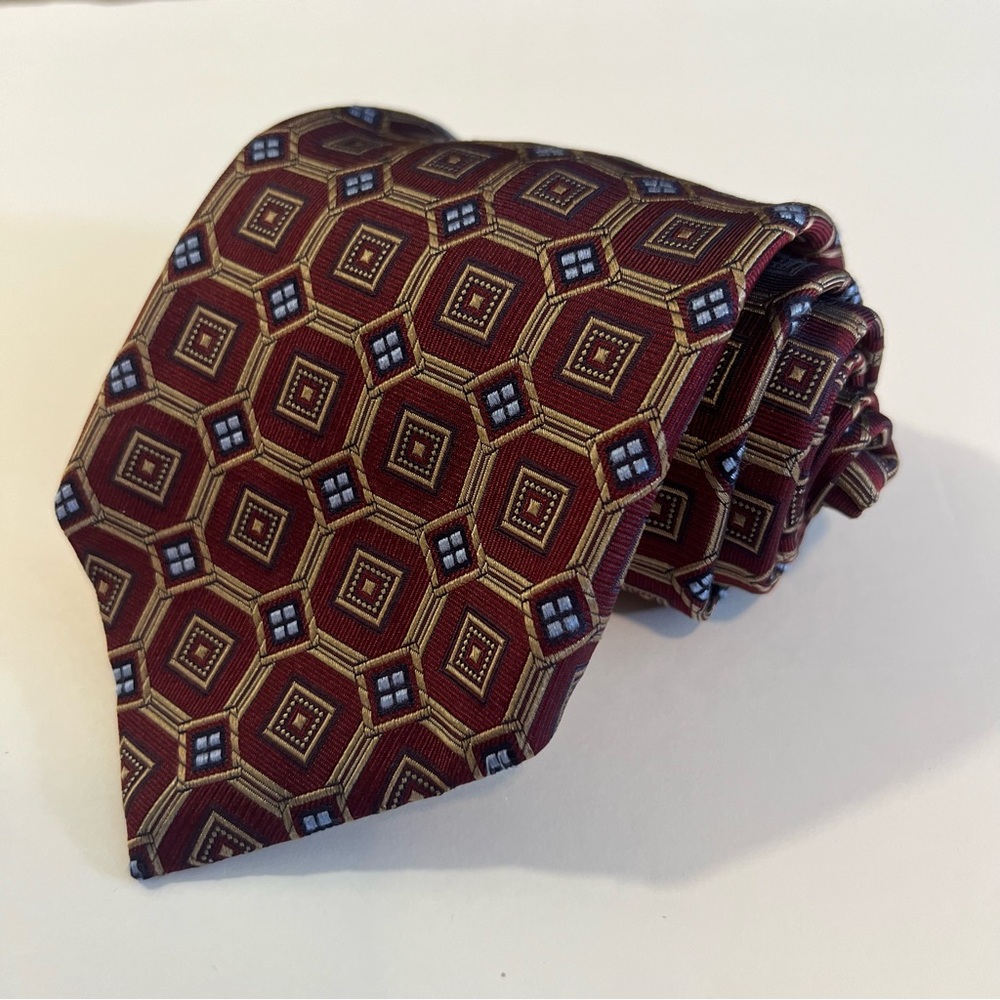 Robert Talbott, Best of Class, Nordstrom,‎ Silk/Cashmere Geometric Patterned Tie